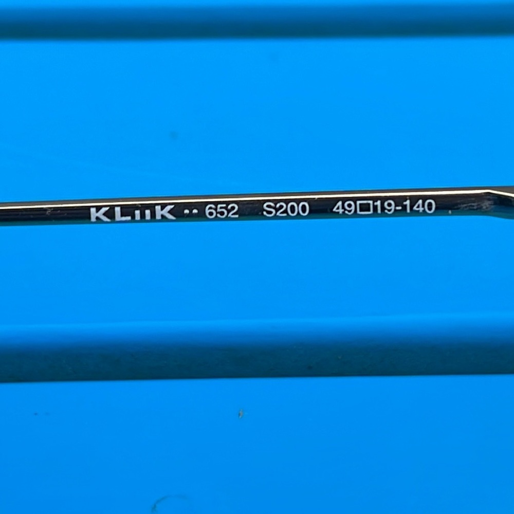 Kliik Silver full frames with black - Picture 4 of 7